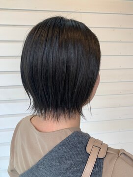 ラコスタ(LaCosTa) ナチュラルショート黒髪暗髪大人可愛い20代30代40代