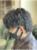 スパイラルパーマ×ウルフ