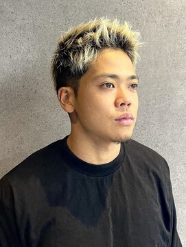 フジヤマバーバーショップ アジト(FUJIYAMA BARBER SHOP ajito) スパイキーショート【藤本ユースケ】su1025