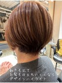 大人キレイなショートボブ