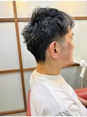 メンズらくらくパーマ
