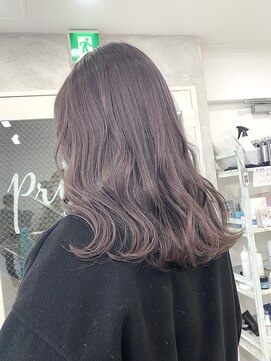 アジールヘア 東上野店(agir hair) 20代30代大人かわいい韓国風ラベンダーグレージュ【上野】