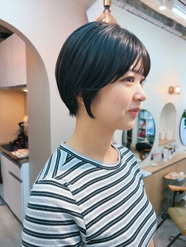 シビバイレボ(CIBI by revo) 地毛風カラー/ナチュラルレイヤーカット/ショートボブ[船橋]