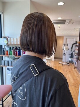 ヘアーメイク リライ(hair make rely) ボブ×ハイライトカラー