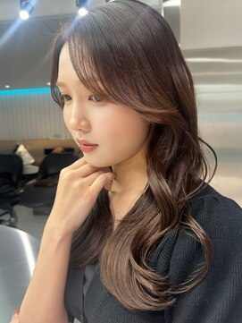 ロンドウル 熊本(Lond ulu) ブリーチなしでつくれる♪チェリーブラウン×ワンカールレイヤー