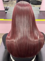 キジ(KIJI) 超高濃度水素tr ×ガーネットレッド×艶髪ヘア×マイクロバブル