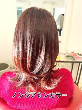 ヘアーリゾートラシックアールプラス(hair resort lachiq R+) ノンジアミンカラー◇ピンク系