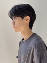 ベリーショート/ダークアッシュ/ニュアンスパーマ/韓国マッシュ