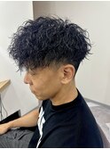 縦落ちツイストスパイラルパーマ