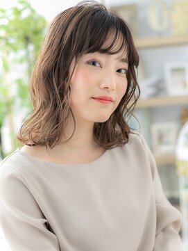 カバーヘアアンドスパ ブリス 浦和(COVER HAIR&SPA bliss) ★ラベンダーミルクティー抜け感ウルフウェットヘア30代40代★10