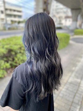 松本平太郎美容室 土浦パートワン(PART1) フェイスフレーミング アッシュカラー 10代20代30代40代50代60代