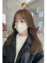 ヘアーサロン トランク(TRUNK) モカブラウン　ベージュ　ワンホンヘア