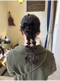 ヘアセット/ツインアレンジ/個性派アレンジ