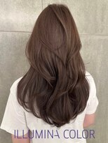 ヘアリゾート粋 リマ 銀座店(lima)&nbsp;イルミナカラー/アースコレクション/透明感ブラウン/艶髪