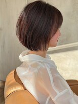 アフロート ルヴア(AFLOAT RUVUA)&nbsp;みねスタイル♪ 前下がり ひし形 ショートボブ 30代 40代 50代