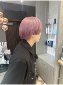 aハイトーンホワイトミルクティーピンクケアブリーチ福岡天神