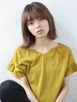 可愛くゆれる外ハネ前下がりボブ！［髪質改善/池袋&目白&大塚］