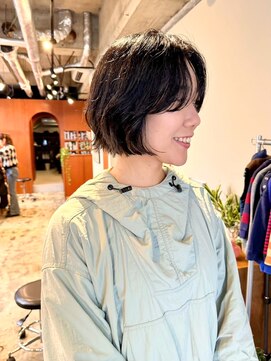 ムク(muku) 癖毛を活かしたボブ