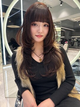 レディアル 渋谷(REDEAL) 韓国ヘア/ブリーチ/暖色カラー/ワンホン【レイヤー/渋谷】