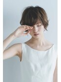丸みと品を兼ねた大人可愛いショートボブ