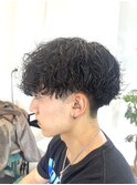メンズシャドウパーマスタイル 強め