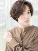 ■グレージュアッシュショートマッシュボブ307越谷20代30代40代