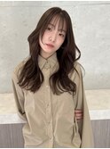 セミロング　レイヤー　簡単スタイリング