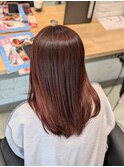 【EIGHT 豊崎】お客様スタイル…レッドブラウン…