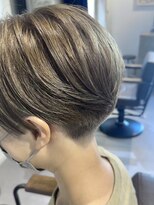 グッドライフヘアー(GOOD LIFE hair)&nbsp;『刈り上げハンサムショート×アッシュベージュ』