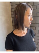 ザ ヘア ディードットログ(The hair D.Log)&nbsp;ハイライト　切りっぱなし　ボブ　奈良　橿原　大和八木