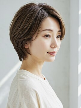 レヴィア(REVIA) 白髪ぼかしハイライトブリーチミルクティーベージュ