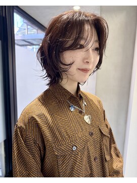 フィルムス 表参道(FILMS) ココアベージュ/黒髪/クラゲヘアー/オリーブグレー/ボブ/表参道