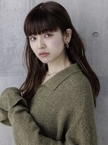 POCKET郡山安積店 ショートカットレイヤーカット髪質改善縮毛矯正【4月1日OPEN予定】&nbsp;ミディアムヘア/暗めカラー/グランマッシュ/郡山