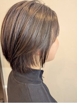 ヘアブティック ルーツアール(Hair Boutique ROOTS R)の写真/【道後のフジ近く◎】低刺激カラー×丁寧なカウンセリングで理想の仕上がりに◇