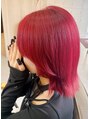 アグ ヘアー シーファ 石巻さくら町店(Agu hair sifa) ロックなレッドカラー♪透明感と深みプラス。顔周りレイヤー☆