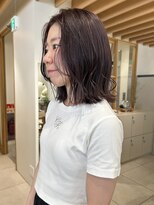 トーチ(torch)&nbsp;ブリーチカラーで作るラベンダーカラー