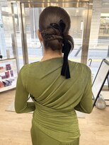 カノン(kanon hair&beauty)&nbsp;シニヨンアレンジ/個性派シニヨン