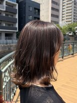 クオン テラッセ納屋橋店(kuon)&nbsp;【セミディレイヤー×ブラウンベージュ】
