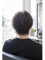 ユニオンデュオ 栄(Union Duo)&nbsp;メンズセンターパートミディ 動きのあるパーマ