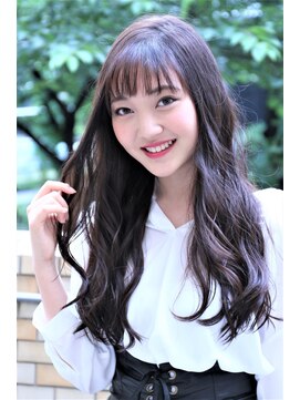 コマ(coma) 【coma中野】暗髪セミウェットで作る、ゆるふわMIXロング