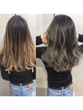 アライブ ハラジュク(ALIVE harajuku) 【ALIVE原宿】バレイヤージュセミウェットグラデーションカラー