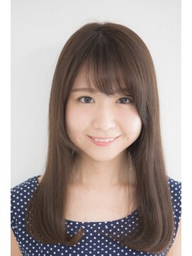 ジュノア(JUNOA) 《JUNOA大野城》ナチュかわ☆斜めバングのワンカールスタイル