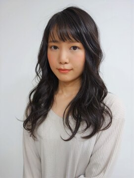 フラココ 荻窪店(hurakoko trico) 和泉美佳　黒髪セミロング モテ髪 ウェーブ