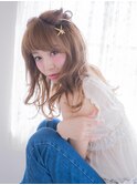 ☆月曜日営業☆ojiko.roji愛され女子のゆるふわハーフアップ