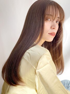 ケーツー心斎橋 クイーンズガーデン バイ ケーツー(K two QUEEN'S GARDEN by K two) K-two式酸性ストレートツヤ感ベージュ3/心斎橋&難波&なんば