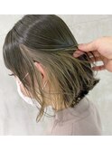 しっかり見せるインナーカラー☆