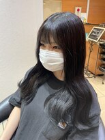 ノイズ オオサカ(NOISM) 韓国風レイヤーカットブルーブラック&ブルーブラック