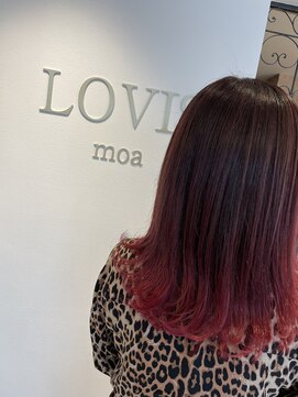 ラビスモア(Lovis moa) 魅力倍増カール/セミディ/シアーカラー/ダークアッシュ/姫カット