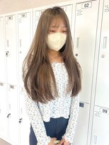 ツキ 横浜店(tuki)&nbsp;ミルクティーベージュダブルカラーインナーカラーケアブリーチ