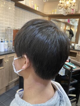 ルピナス 中田(Lupinus) 刈り上げなしスッキリメンズスタイル